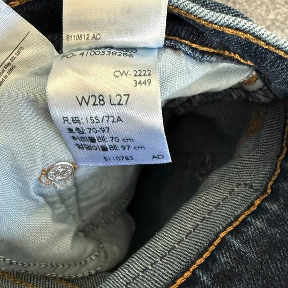 Levis SilverTab Jeans Womens 28x27 Blue Denim Denim Mom Jean High Rise - Picture 12 of 12